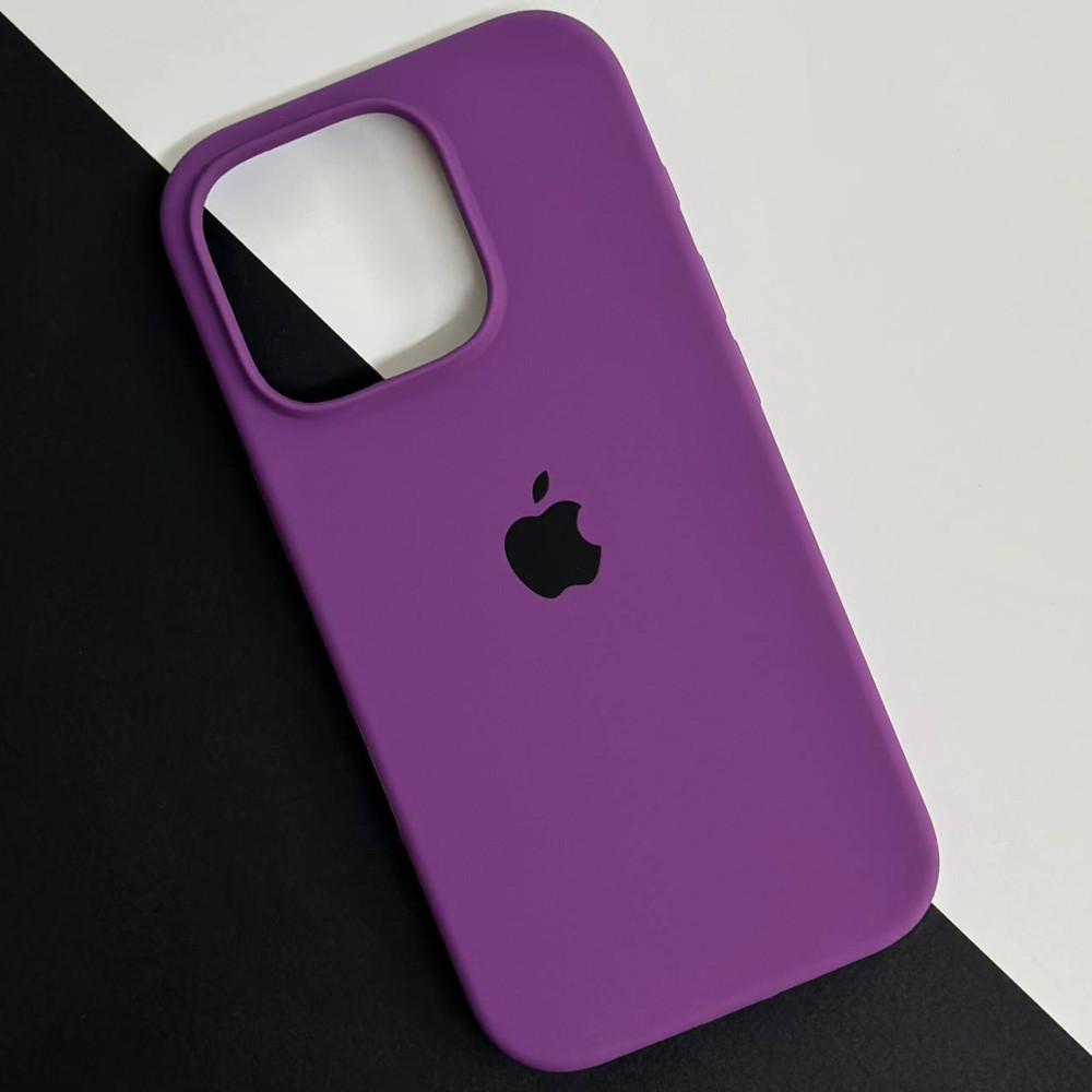 Silicone Case Full Protective (AA) для iPhone 16 Pro Max (Ultra violet)-0